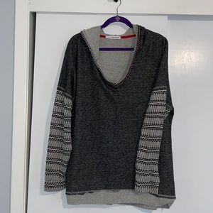 Maurices 3x light weight hooded long sleeve top.
